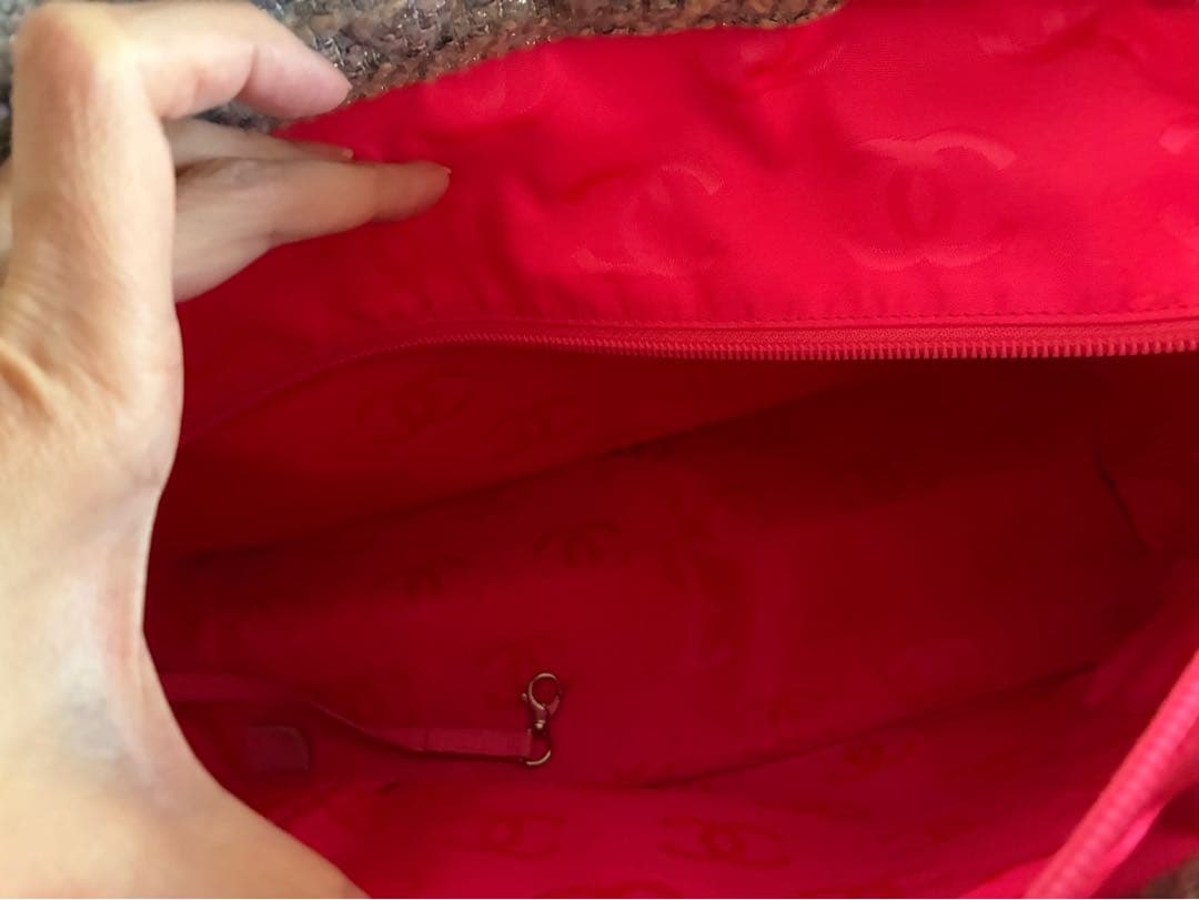 りく様♡CHANEL カンボンライン ツイード　トートバッグ　マトラッセ