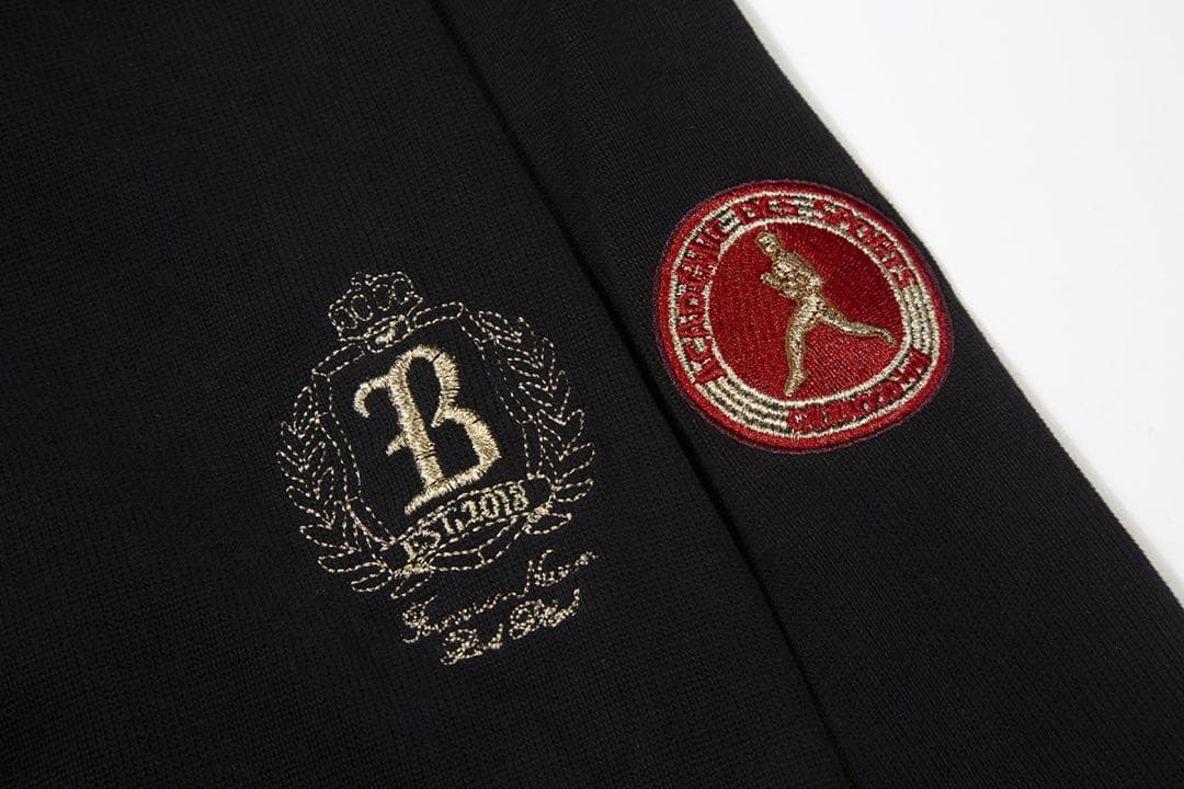 Bad Blood 黒 長袖ポロシャツ 3