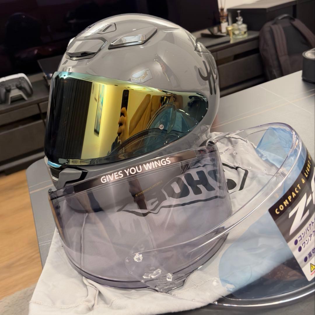 SHOEI Z8 バサルトグレー ミラーシールド XL