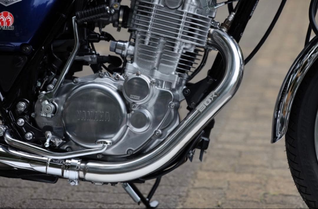 サボ11/29まで新品未使用SR400 FI SP忠男パワーボックスパイプ