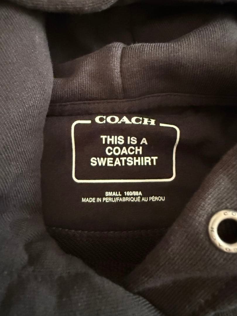 COACH ブラック パーカー