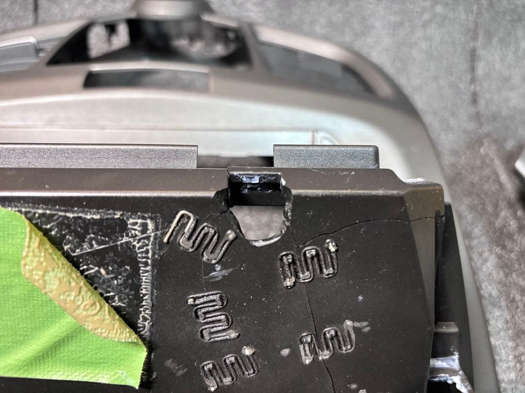 ホンダ オデッセイ RB1 後期型 アブソルート ナビ用オーディオパネルとナビ