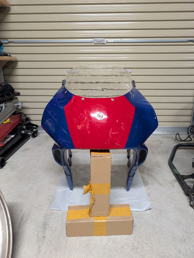 けっさん CBR250RR MC22 社外 FRPカウル スクリーン付き