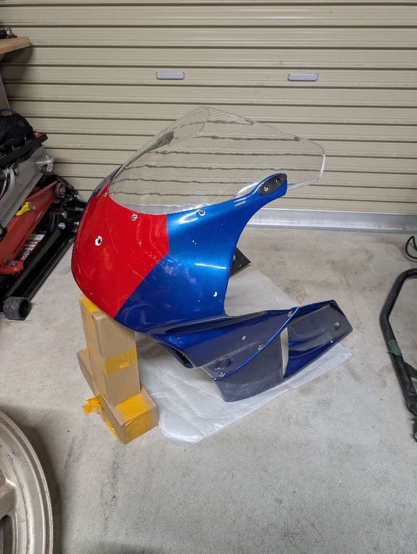 けっさん CBR250RR MC22 社外 FRPカウル スクリーン付き