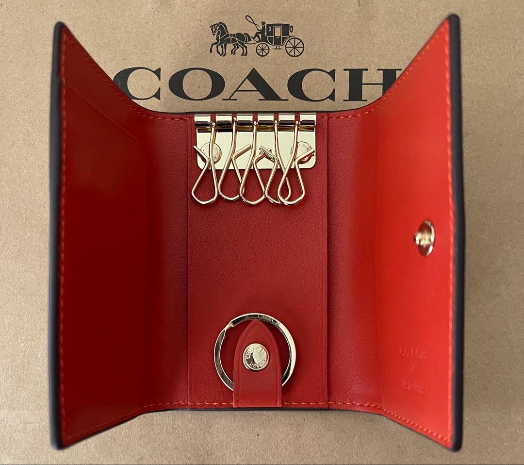 COACH コーチ キーケース　スヌーピーウッドストック