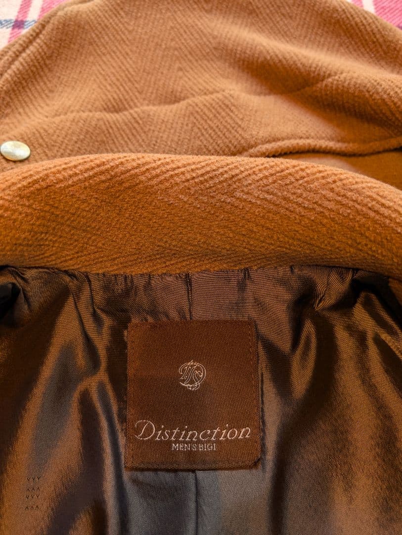 ディスティンクションメンズビギ　ダッフルコート　キャメル　イタリア製素材　日本製