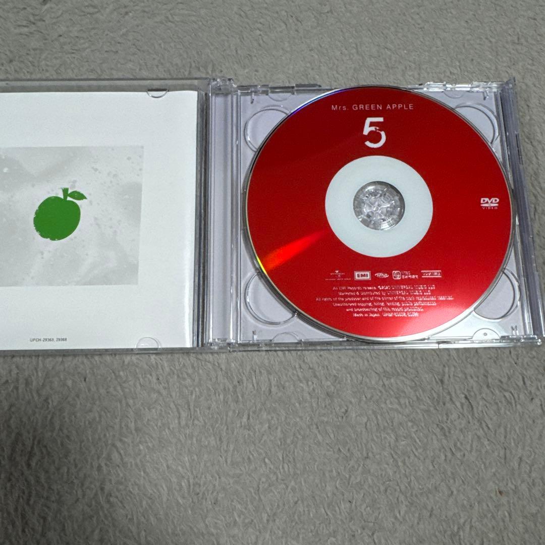 5 初回限定版 Mrs. GREEN APPLE
