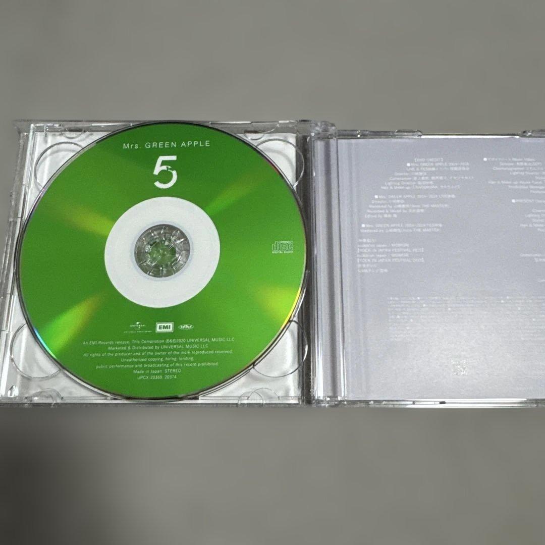5 初回限定版 Mrs. GREEN APPLE