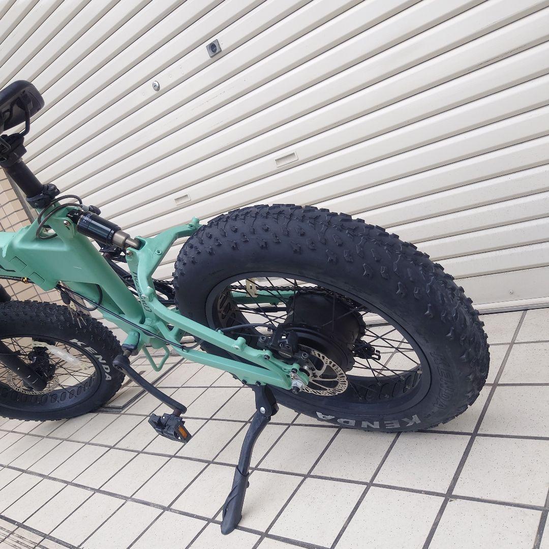 20インチ Fatバイク 電動アシスト 48km走行 1回充電 ファットバイク