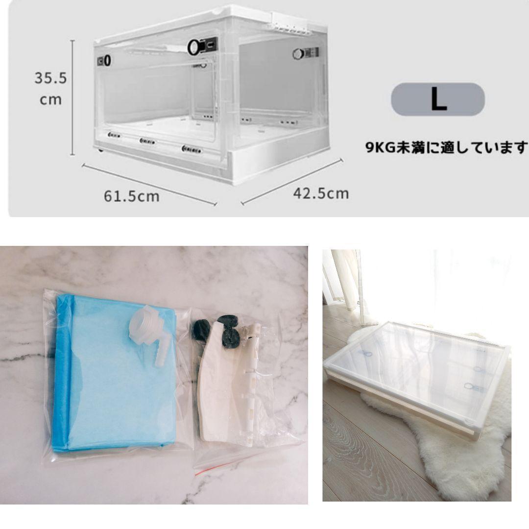 ペットオキシホテル✅ Lサイズ ネブライザーボックス 酸素ケージ 犬 猫 ICU