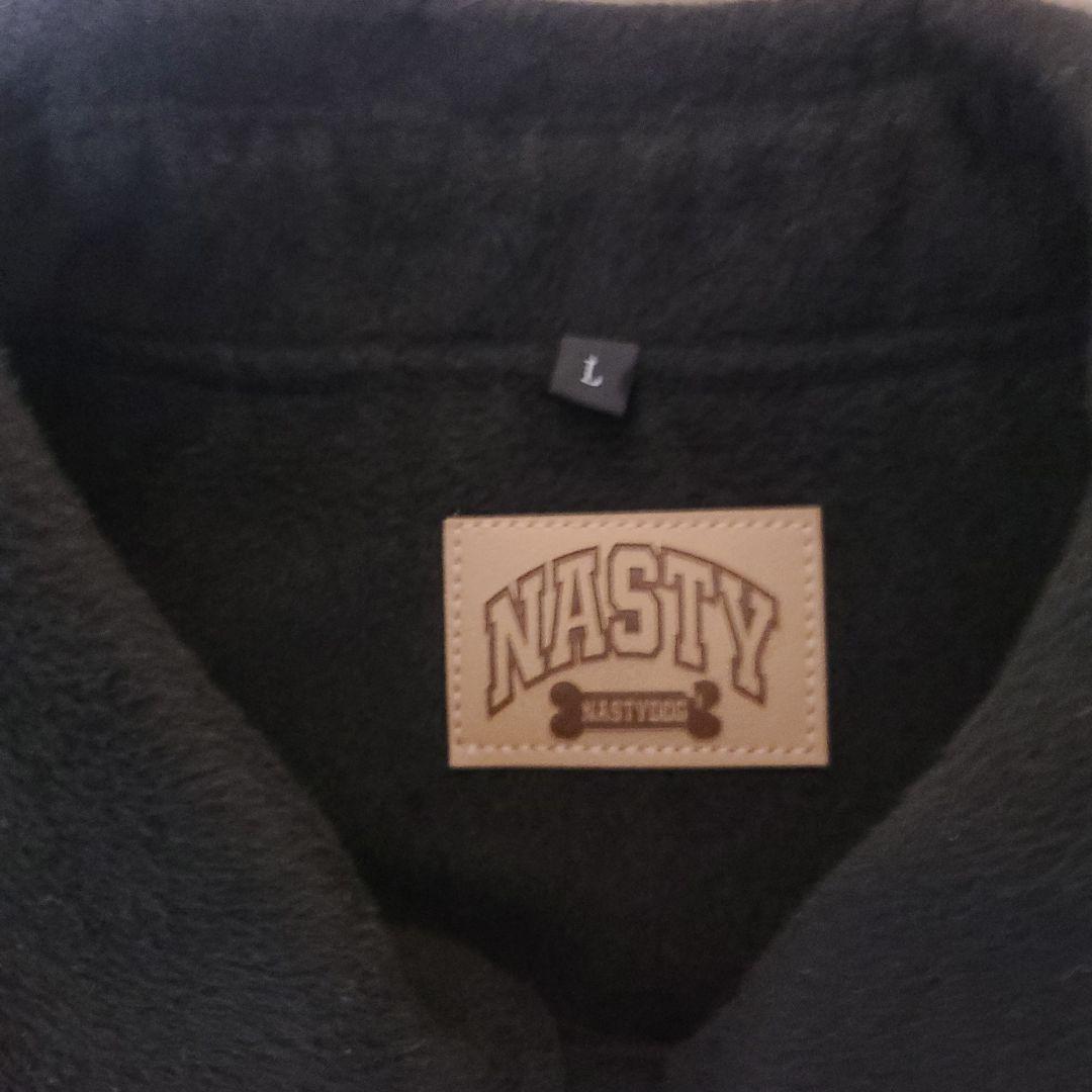Nasty Dog ナスティードッグ　スタジャン L ブラック/グリーン
