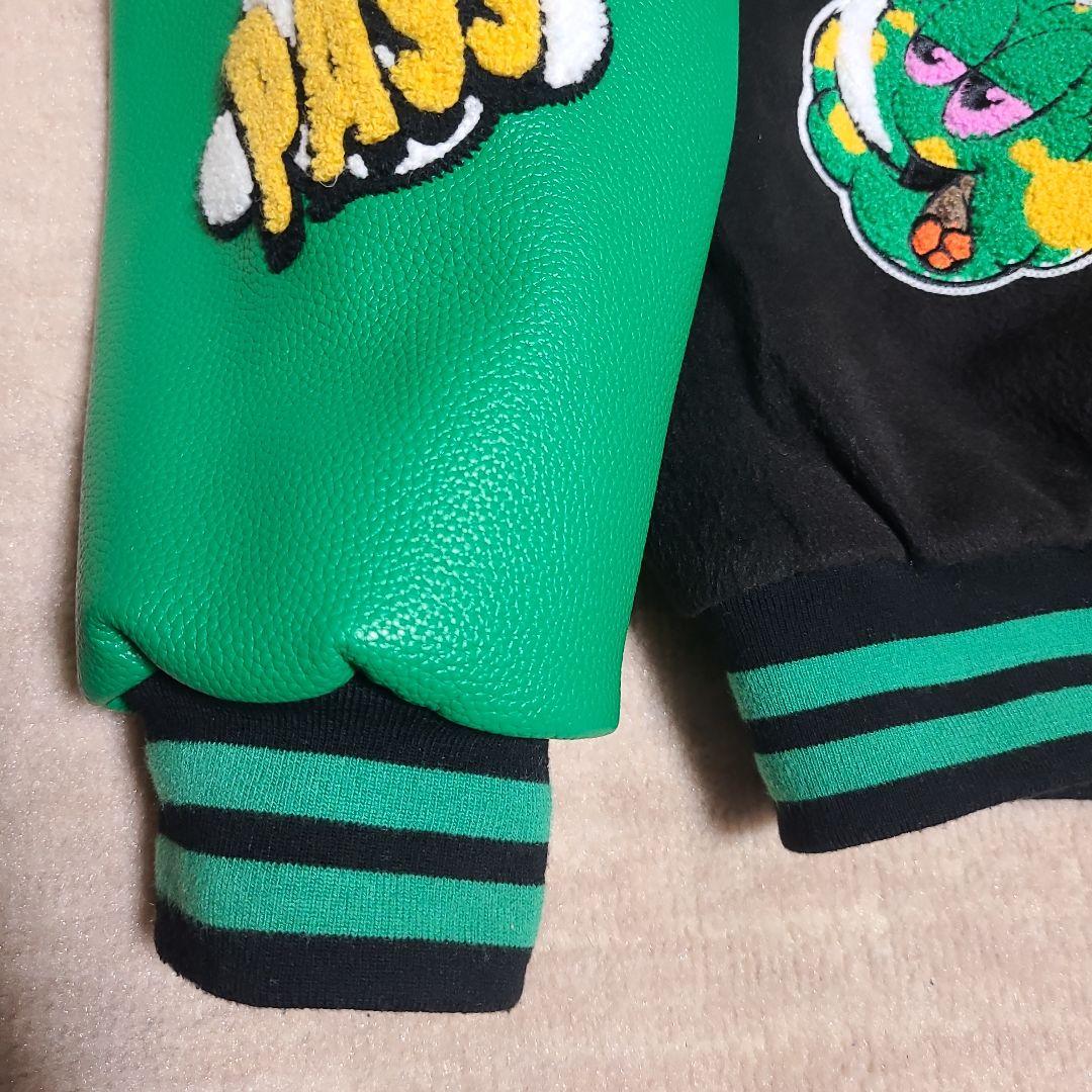 Nasty Dog ナスティードッグ　スタジャン L ブラック/グリーン