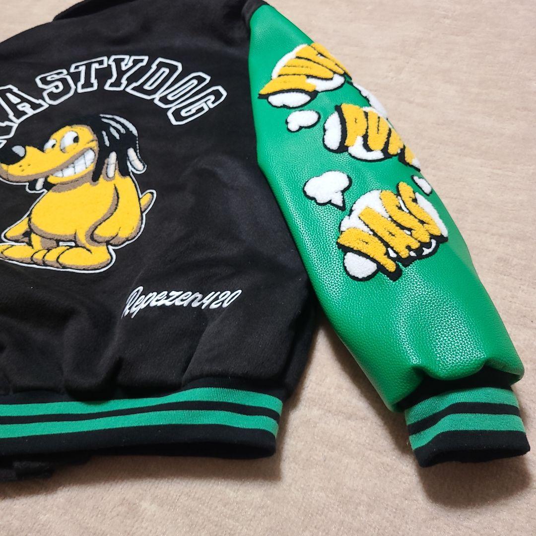 Nasty Dog ナスティードッグ　スタジャン L ブラック/グリーン