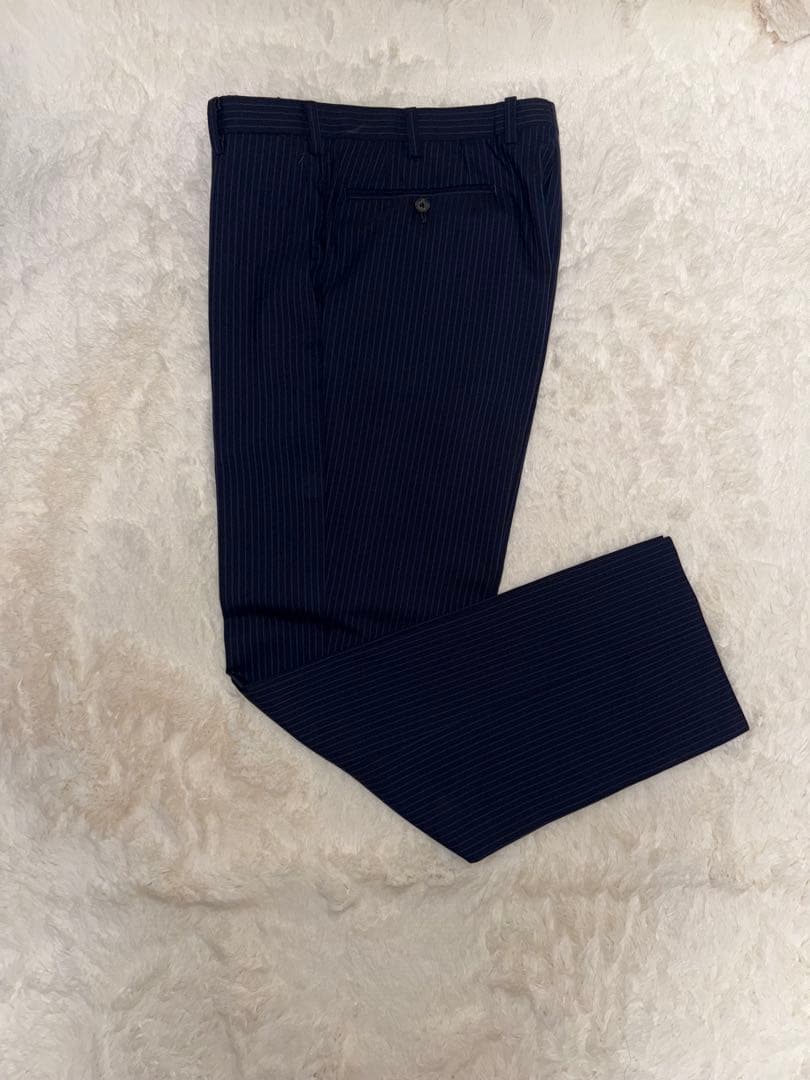 ✨極美品✨バーバリー ネイビー ストライプ 3ピース スーツ
