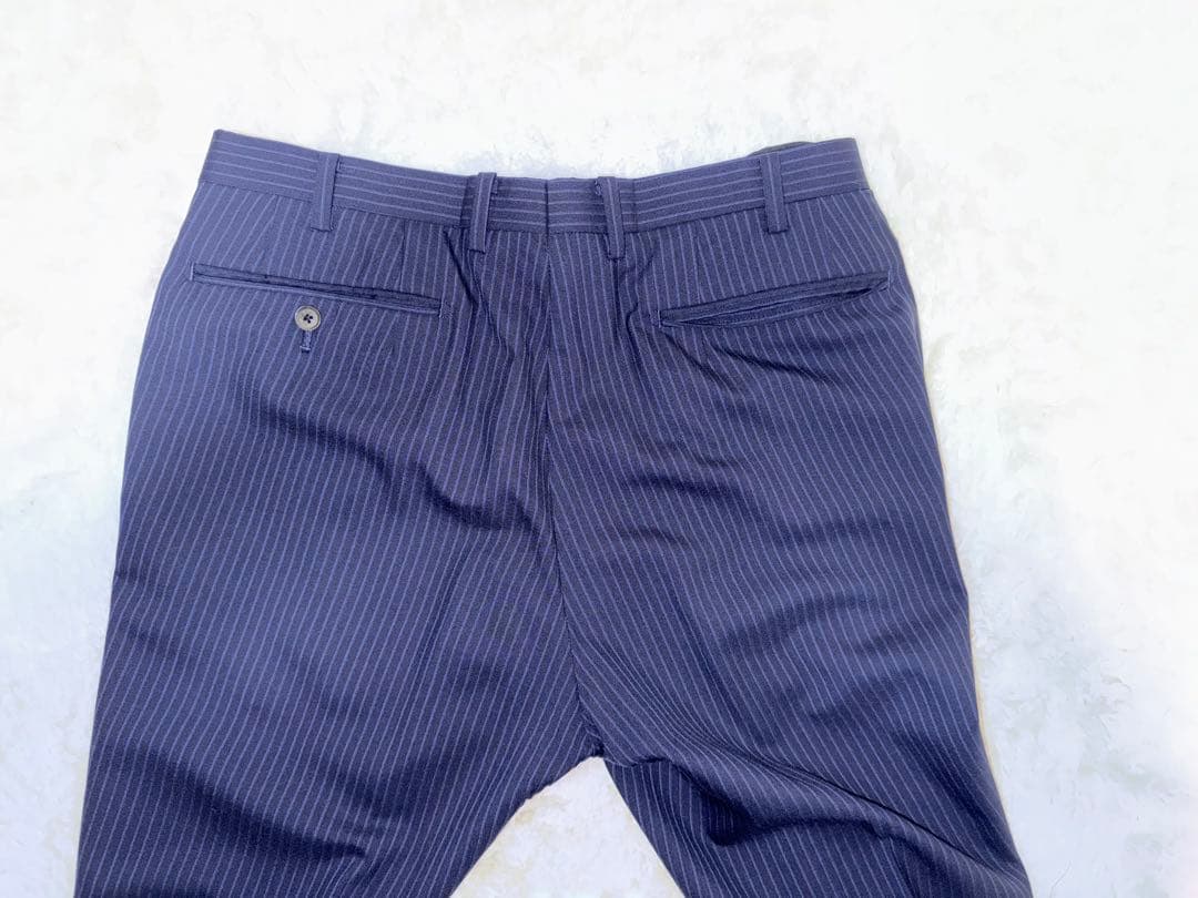 ✨極美品✨バーバリー ネイビー ストライプ 3ピース スーツ