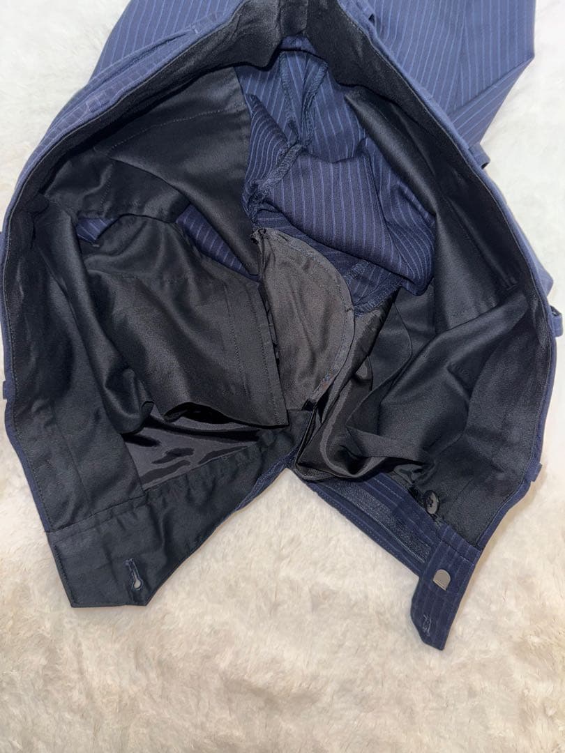 ✨極美品✨バーバリー ネイビー ストライプ 3ピース スーツ