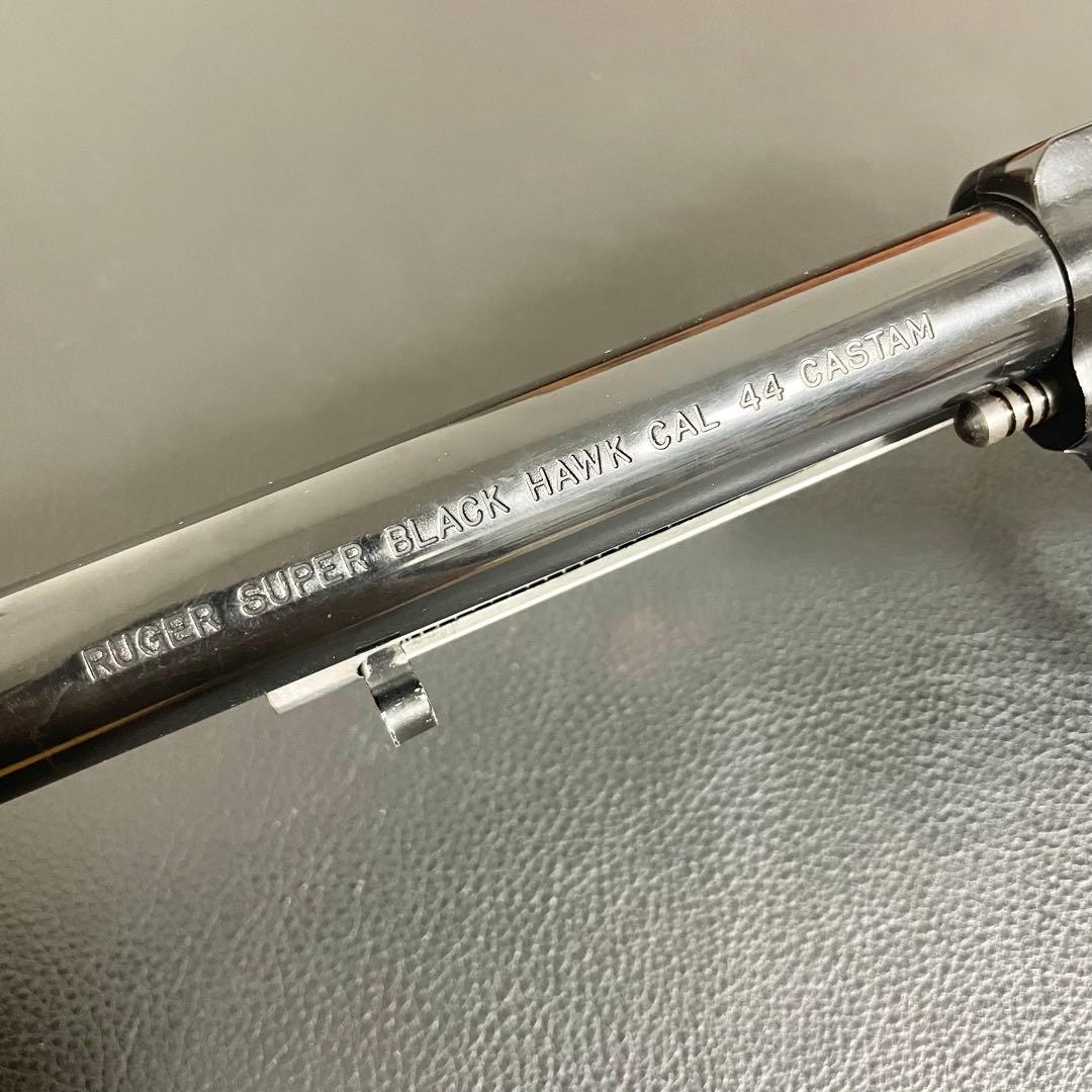 現状品 コクサイABS樹脂製モデルガン ルガースーパーブラックホーク10インチ