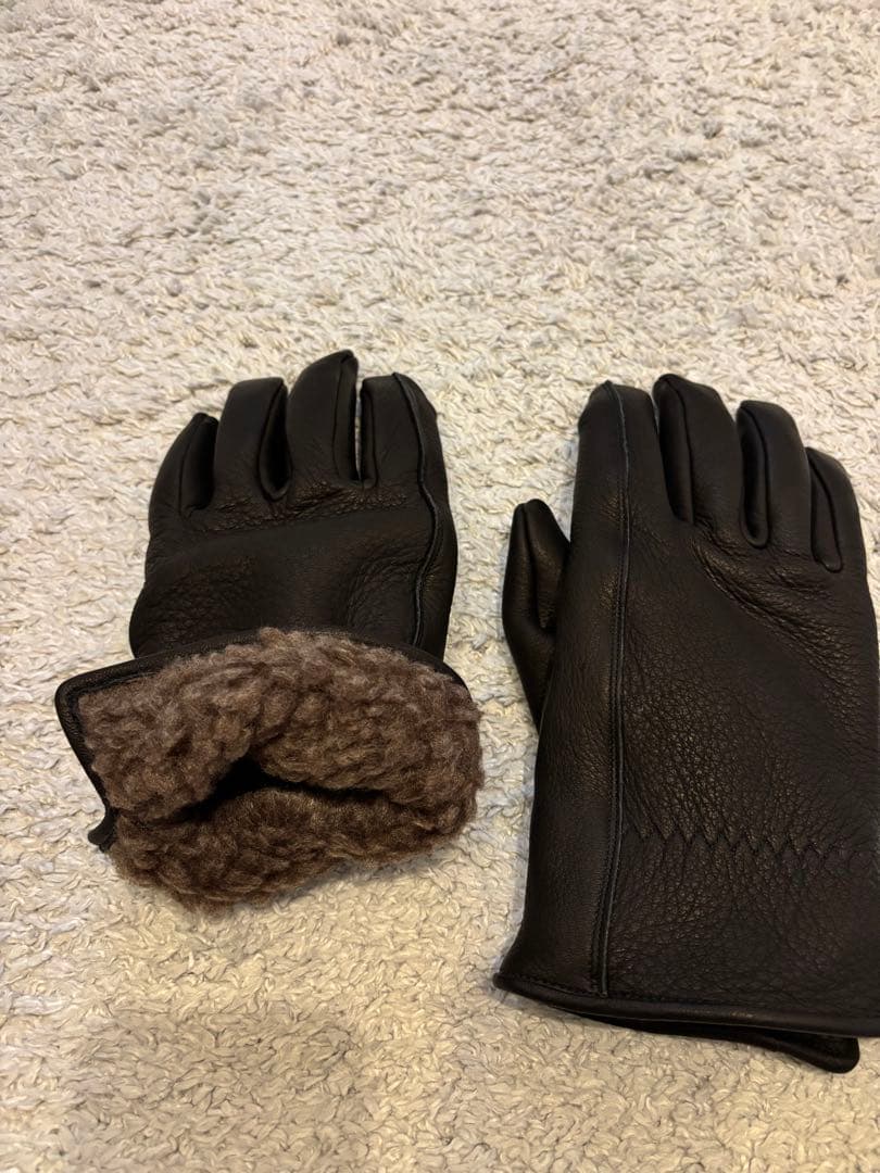 じろらもん LAMP GLOVES ランプグローブス　　レザー バイク用