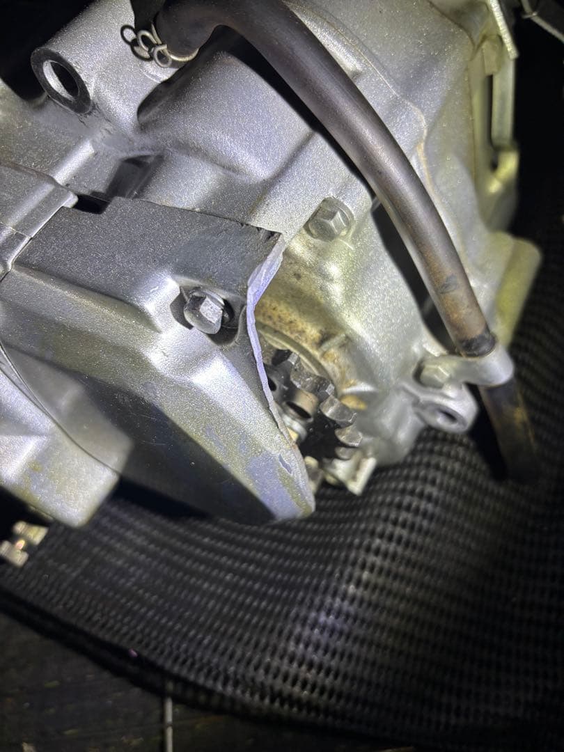 中華エンジン　ホンダ横型　互換　124cc 実働　キックスピンドル　難あり