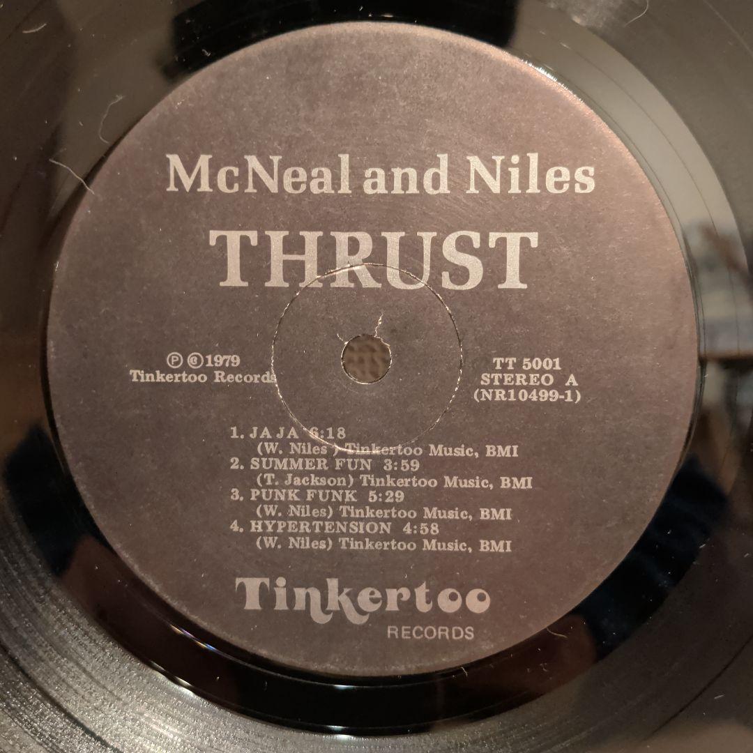 McNeal and Niles THRUST ORIGINAL メガレア盤