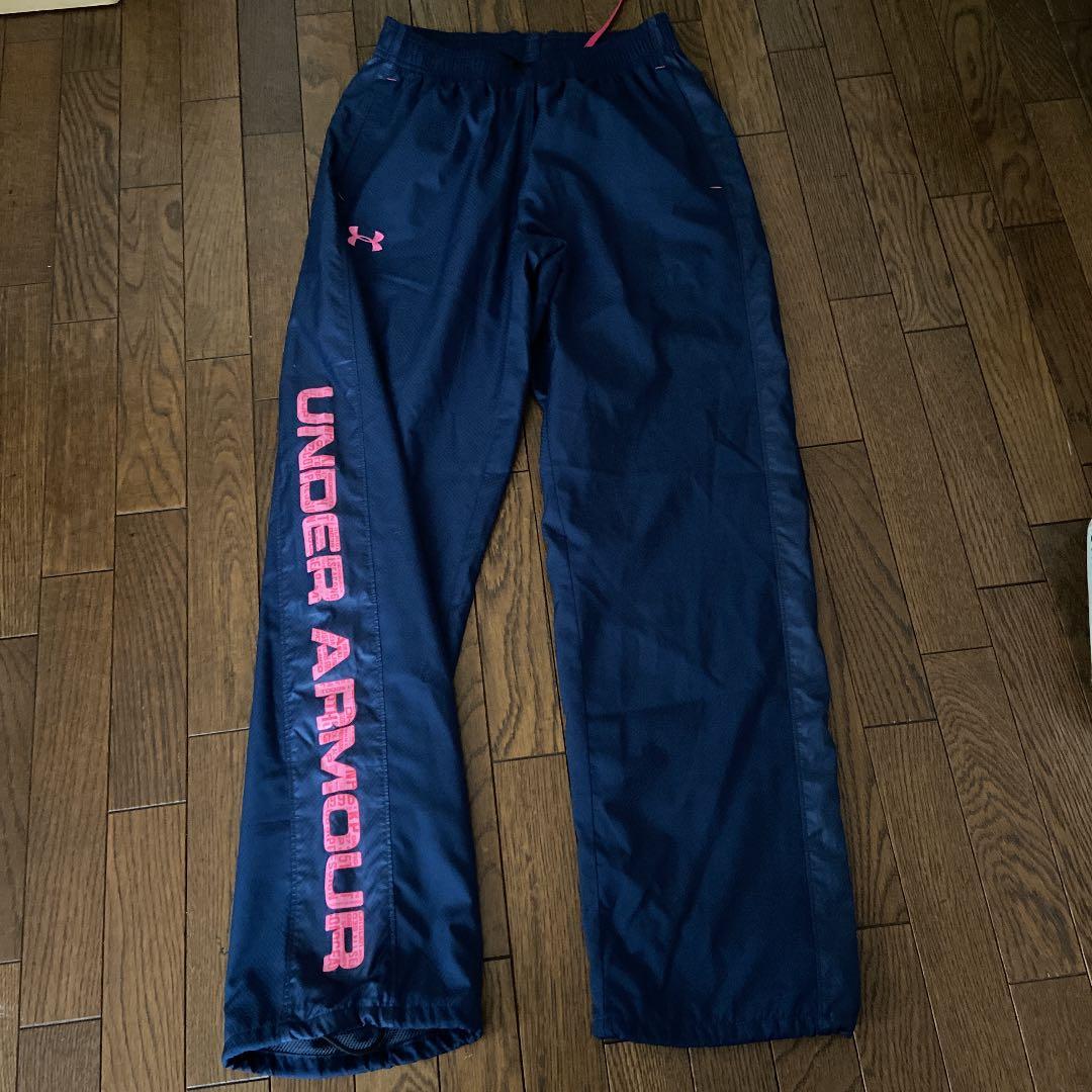 アンダーアーマー　ストーム　上下セットアップ　美品　紺色