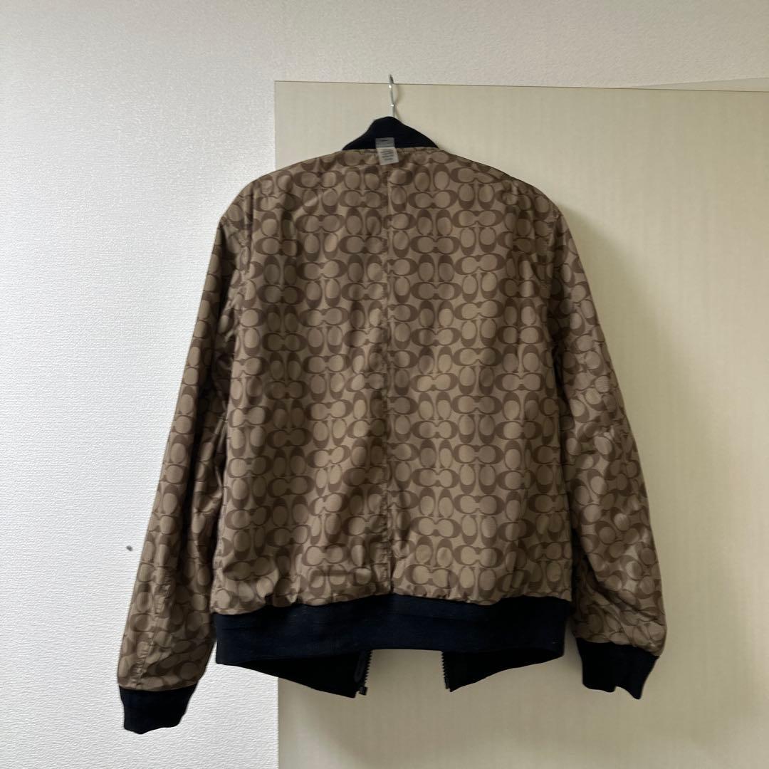 COACHリバーシブル ブラック ボンバージャケット