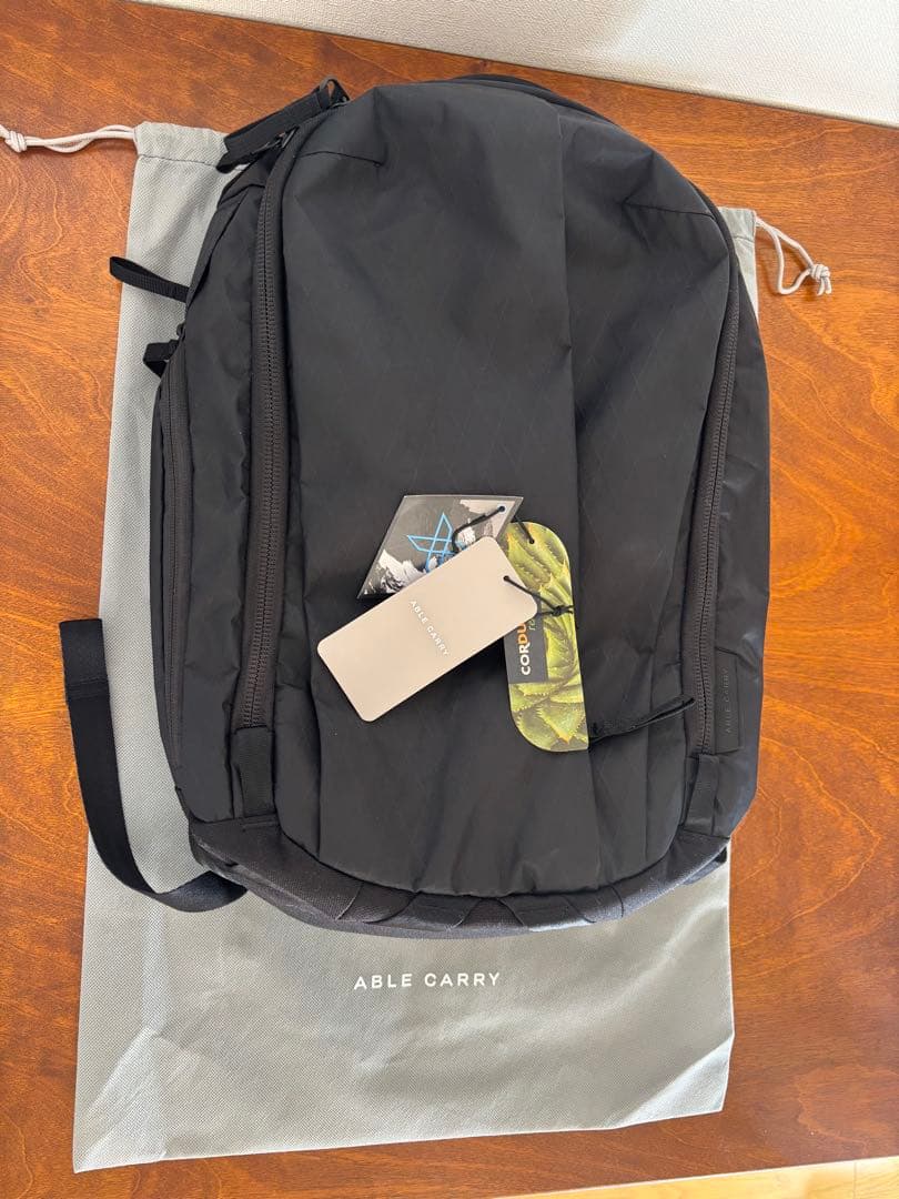 ABLE CARRY MAX EDC x-pac 黒 タグ専用袋