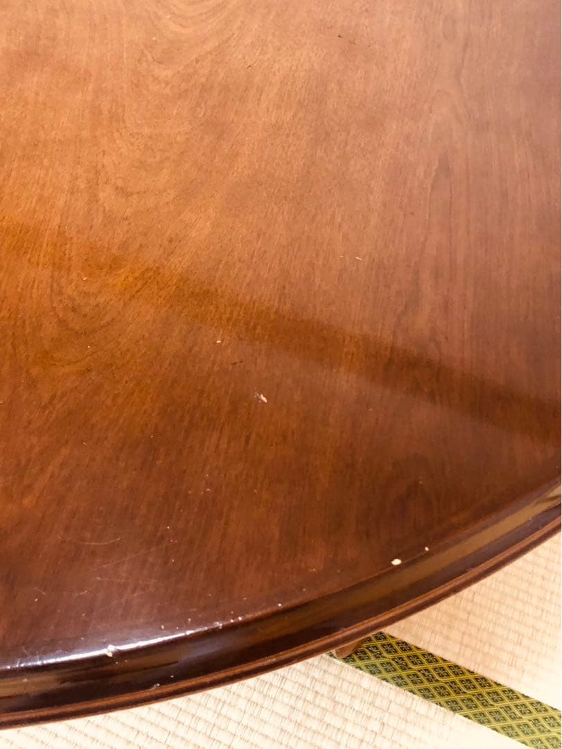 ao【希少】飛騨産業 キツツキマークの大型丸テーブル