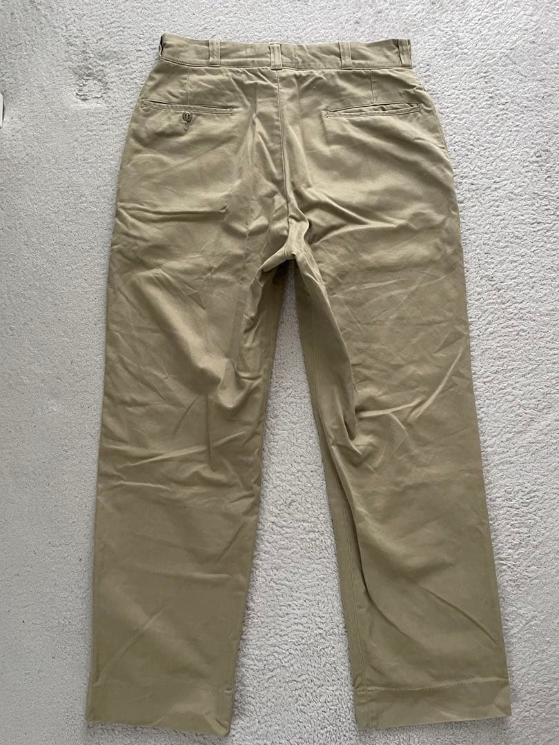 60s 70s チノパン アメリカ軍 usa製 ビンテージ 古着 軍チノ