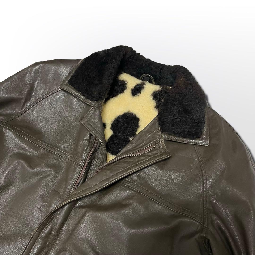 90's vintage【M】G-1 A-2 本革 レザー フライトジャケット