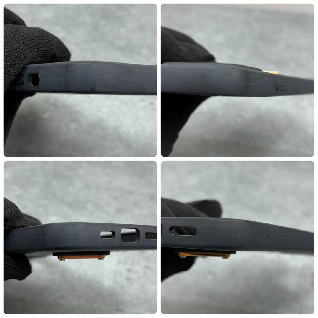 未使用級 プラダ iPhone13 ケース カバー サフィアーノ 三角ロゴ 黒