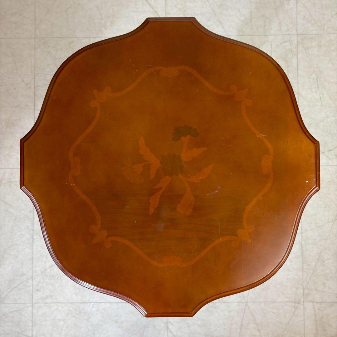 イタリア製　アンティーク調　ティーテーブル　コーヒーテーブル　サイドテーブル