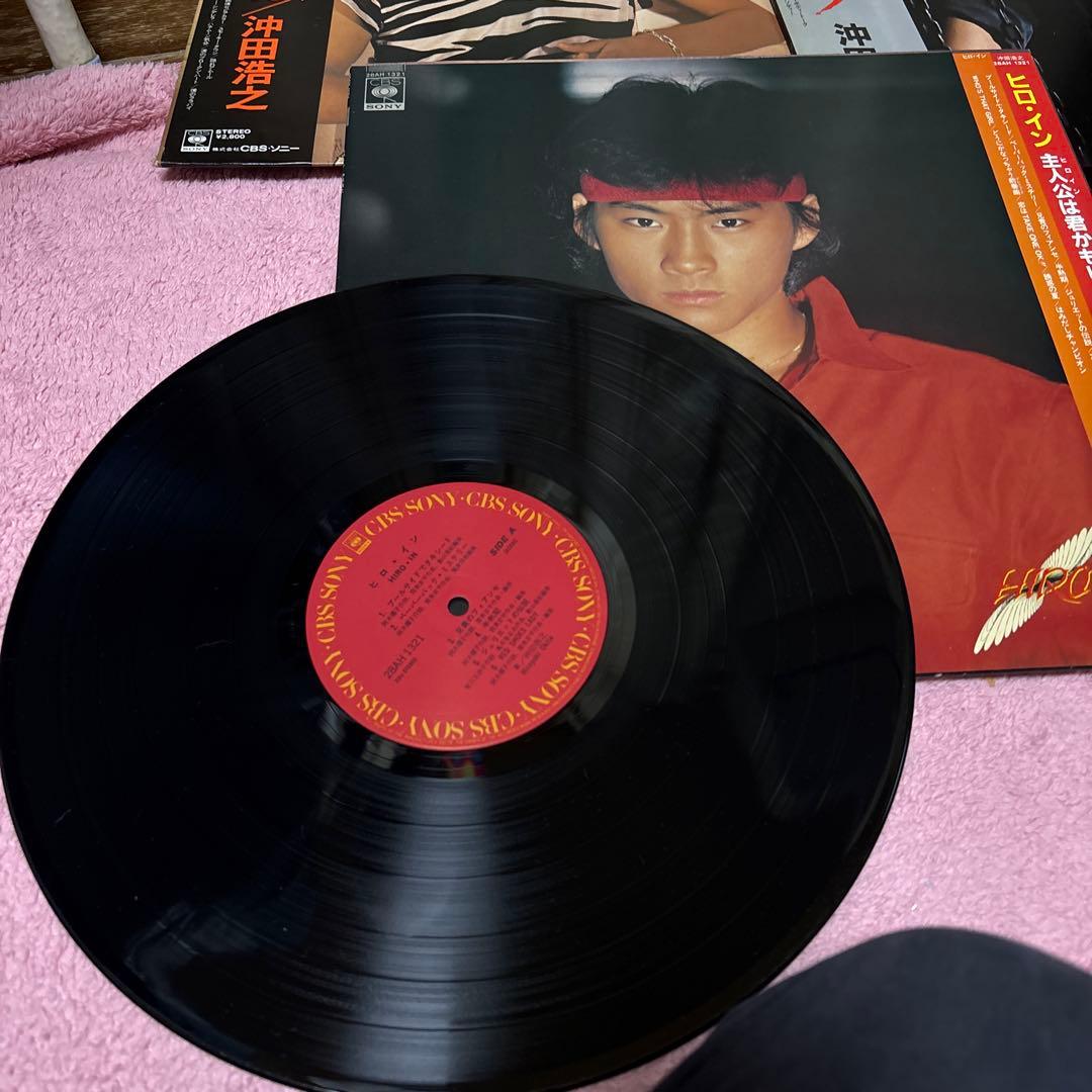 沖田浩之さんのレコードLP5枚組