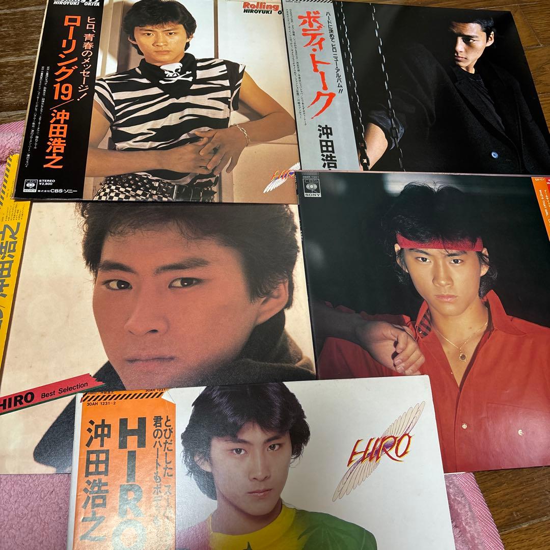 沖田浩之さんのレコードLP5枚組
