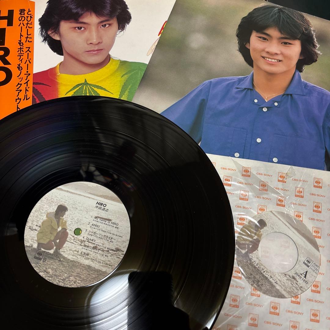 沖田浩之さんのレコードLP5枚組