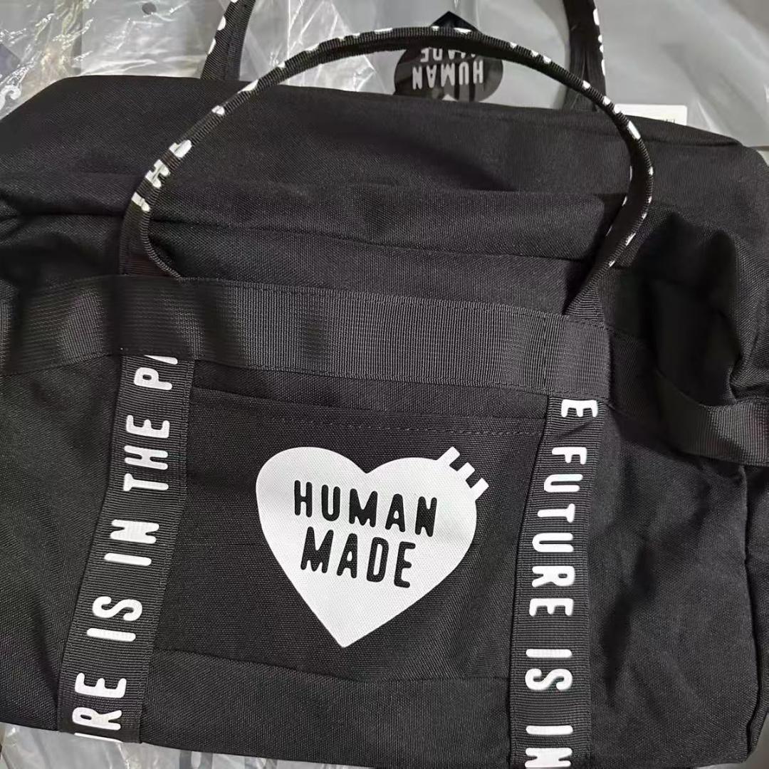 新品HUMAN MADEブラックヒューマンメイSKATE DUFFLE BAG