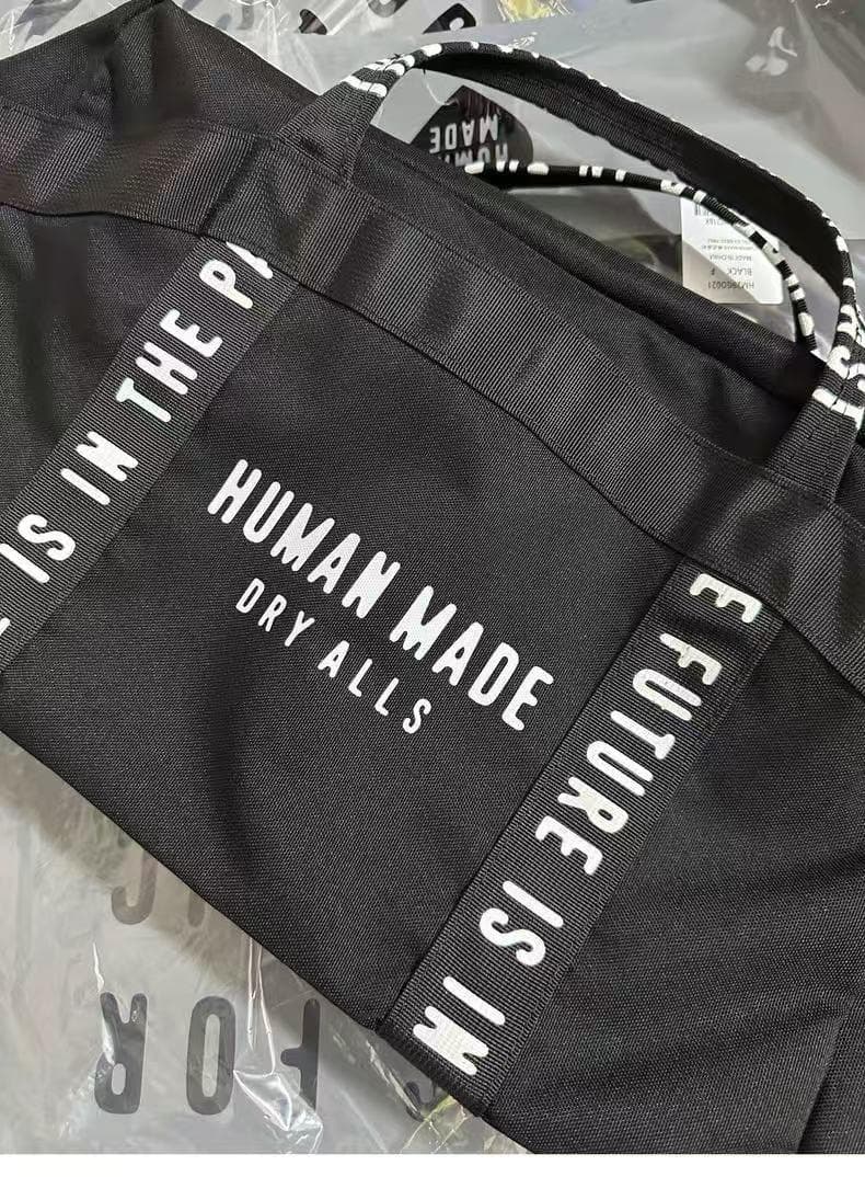 新品HUMAN MADEブラックヒューマンメイSKATE DUFFLE BAG