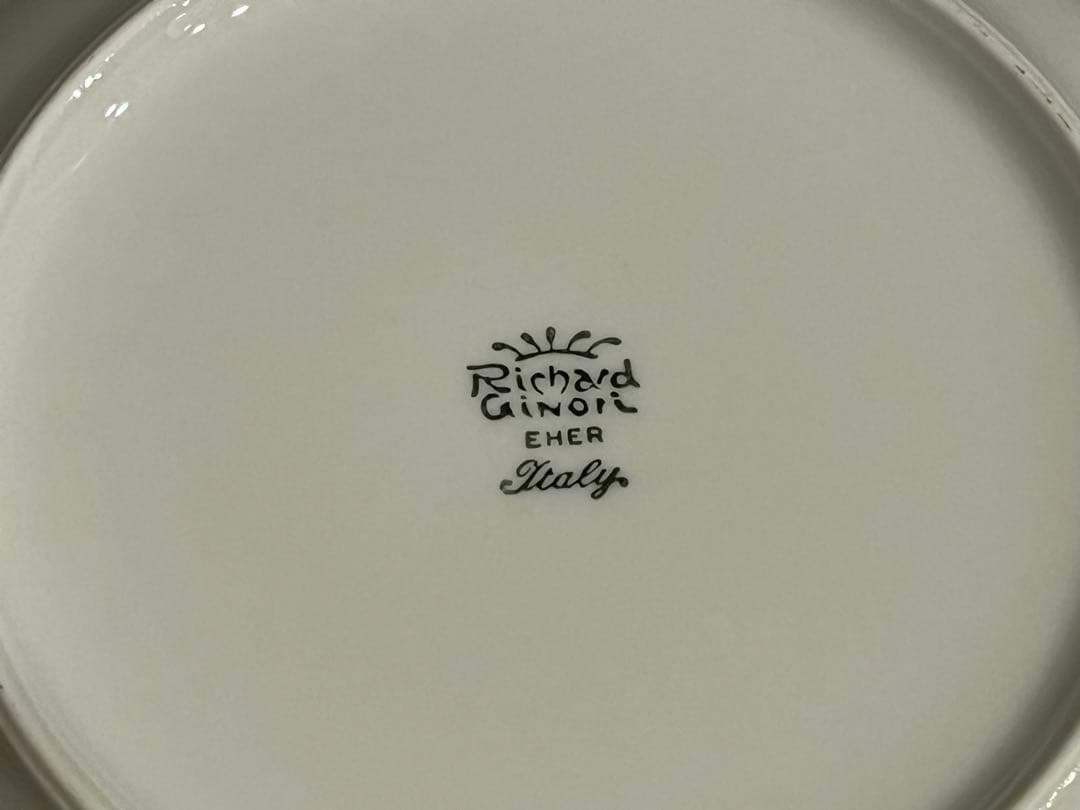 リチャードジノリ　ボンジョルノチェリー　25センチペアディナー皿
