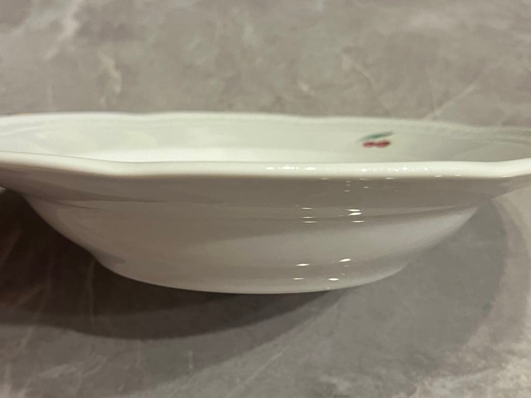 リチャードジノリ　ボンジョルノチェリー　25センチペアディナー皿