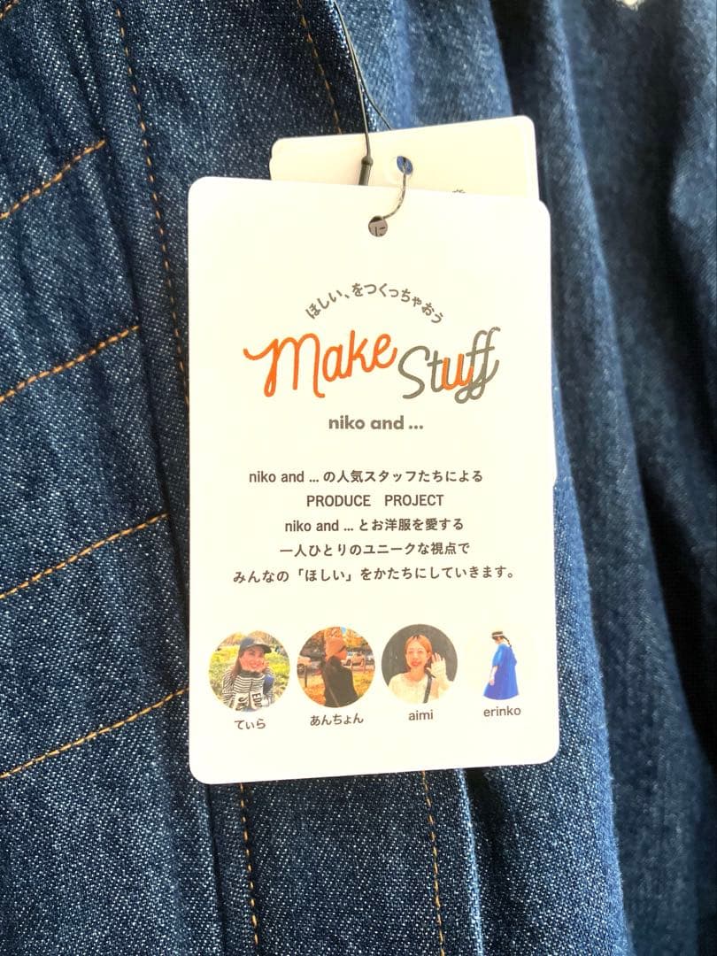 ✳︎新品✳︎ニコアンド［Make stuff'25］メンバー襟トレルワークジャケット