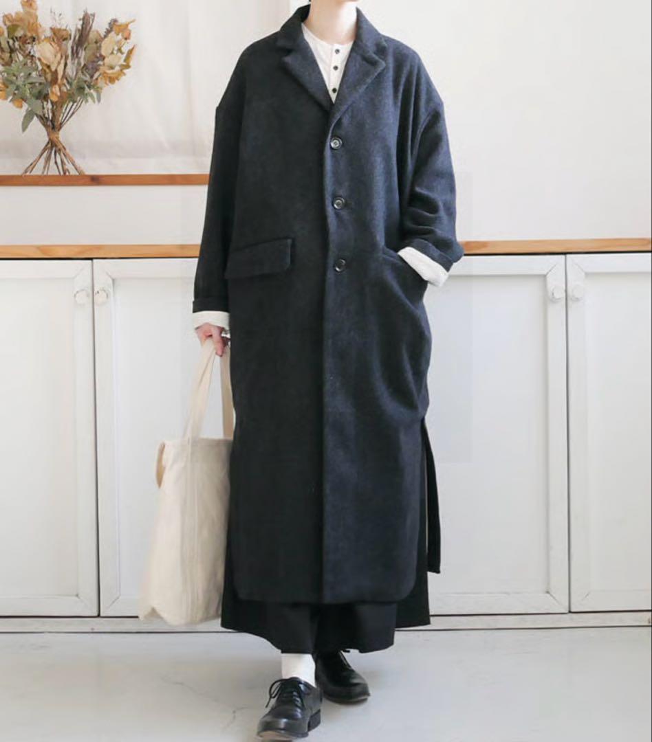 k*i様 ユニヴァーサルティシュ｜ウールヘリンボーンツイードチェスターコート　値