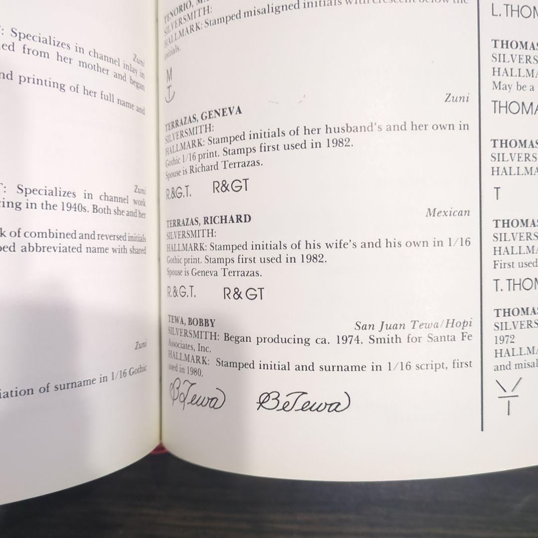 Hallmarks of the Southwest　インディアンジュエリー