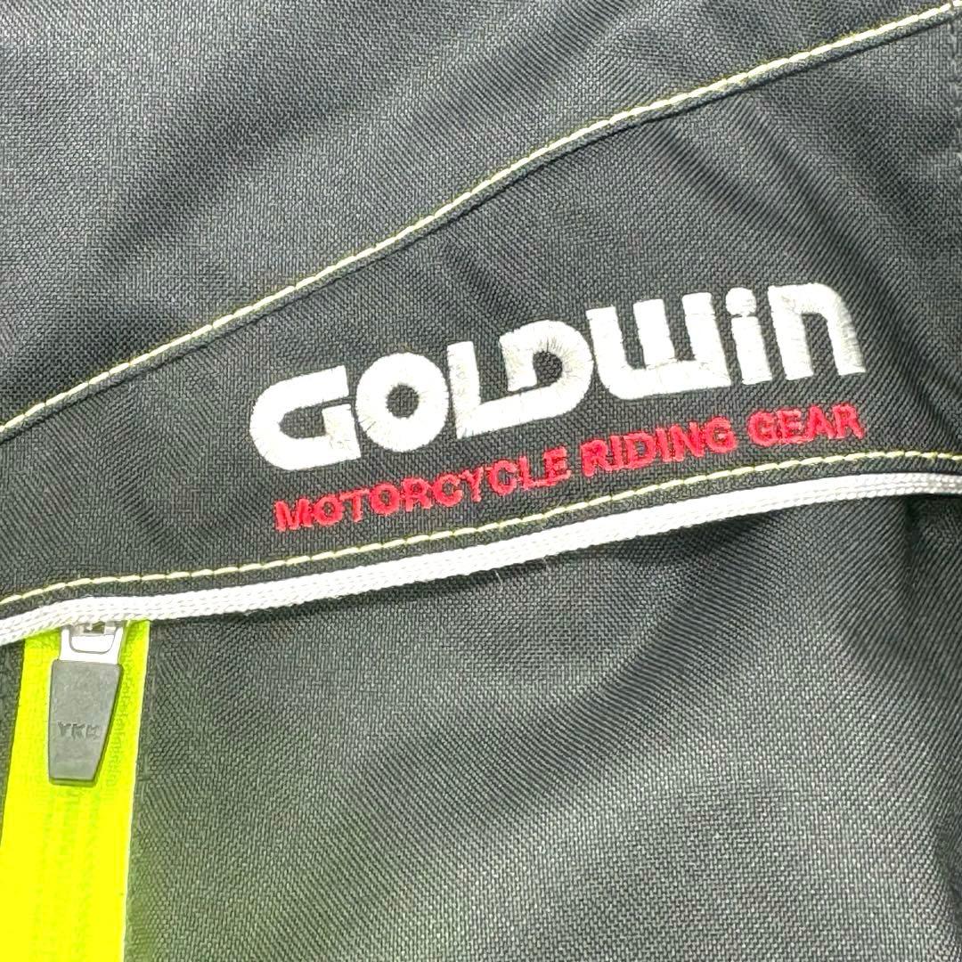 GOLDWIN ゴールドウィン　バイク　ロングジャケット 黒黄　メンズ L 美品