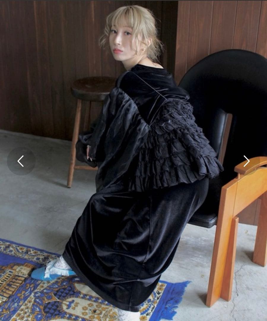 SANSeLF シースルーボリュームパフドレス