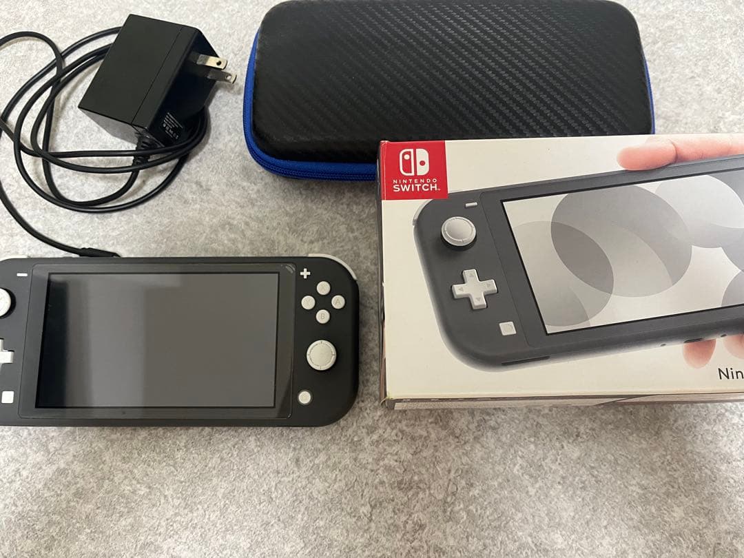 Nintendo Switch Lite グレー 本体 充電器・ケース付き