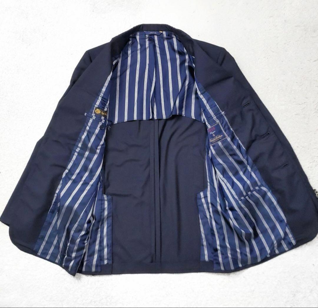 【極希少/USA製】ブルックスブラザーズ 1818 ロロピアーナ 紺ブレ 38R