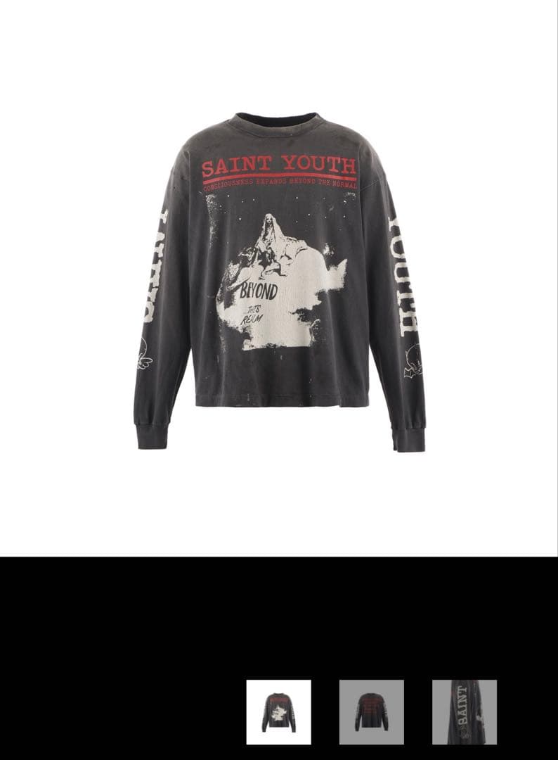 トップス SAINT Mxxxxxx SAINT YOUTH BLACK XL