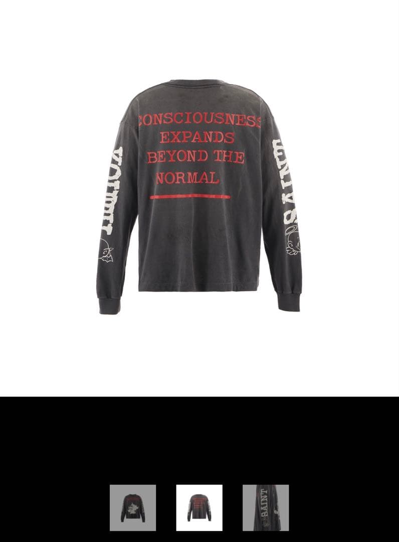 トップス SAINT Mxxxxxx SAINT YOUTH BLACK XL