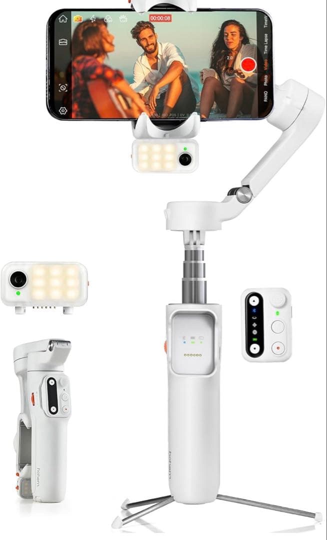 自撮り棒　hohem V3 AI 自動追跡 ジンバル