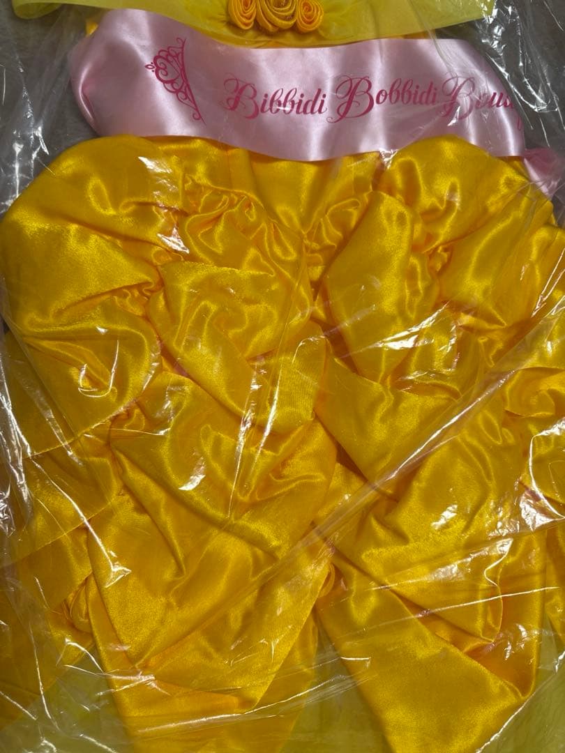 ビビディバビディブティック　3点セット 靴、サッシュ付き　ベル 130 22cm